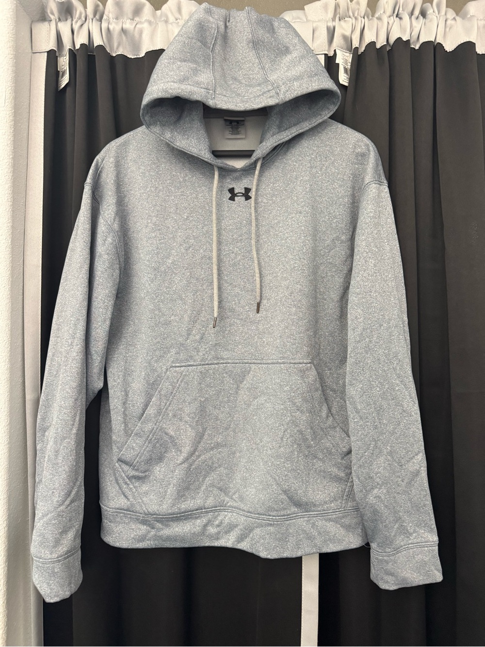 Under Armour Men’s light blue gray hoodie - size Medium